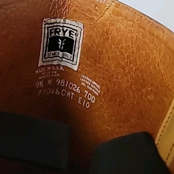 Frye Campus Boot Lug Sole 77046 Chestnut Walnut Brown Size 9.5 Width Medium - Picture 6 of 12